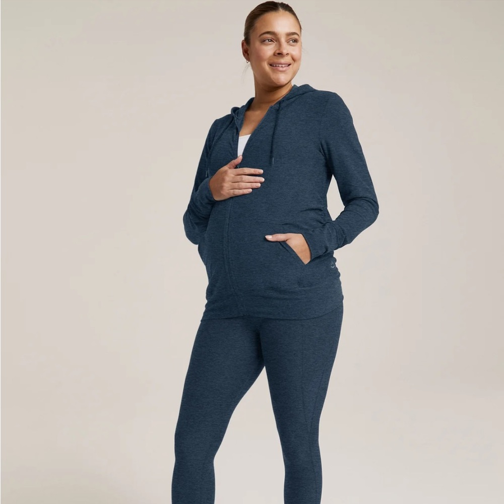 Maternity Space Dyed Everyday Hoodie - L - Nocturnal